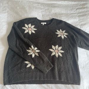 Madewell Floral Sweater